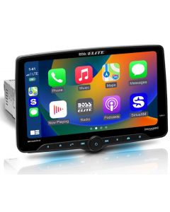 BOSS Audio - BOSS Elite Single-DIN Car Stereo Apple CarPlay Android Auto, 10.1-Inch Floating Touchscreen, Sirius XM-Ready, Bluetooth - Black