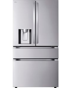LG - 28.6 Cu. Ft. French Door Smart Refrigerator with Full-Convert Drawer - Stainless Steel [LF29H8330S]