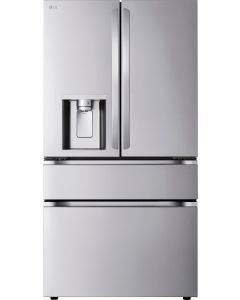 LG - 28.6 Cu. Ft. French Door Smart Refrigerator with Full-Convert Drawer - Stainless Steel [LF29H8330S]