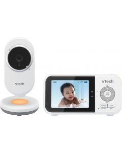 VTech - 2.8' Digital Video Baby Monitor with Night Light - White [VM3254]