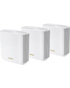 ASUS - ZenWiFi AXE7800 WiFi 6E Tri-band Mesh Router (3-Pack) - White