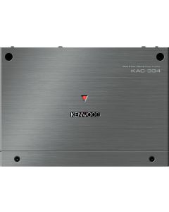 Kenwood - Class D Bridgeable Multichannel Amplifier with Variable Crossovers - Black {1481883}